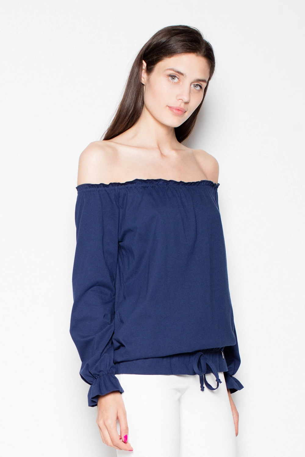 Bluza Venaton 77498, temno modra