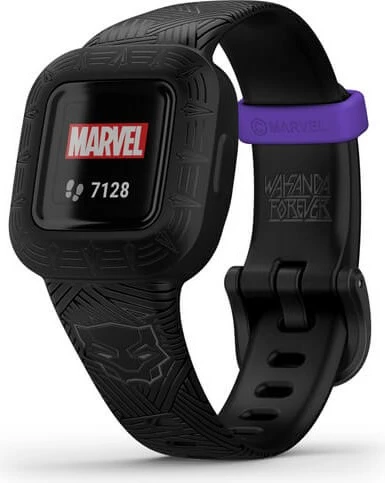 Pametna ura za otroke Marvel Avengers Garmin Vivofit Jr. 3, črna