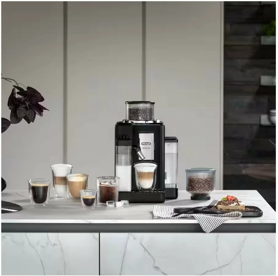 Samodejni aparat za kavo DeLonghi Rivelia EXAM 440.55.B, črn, 250 g