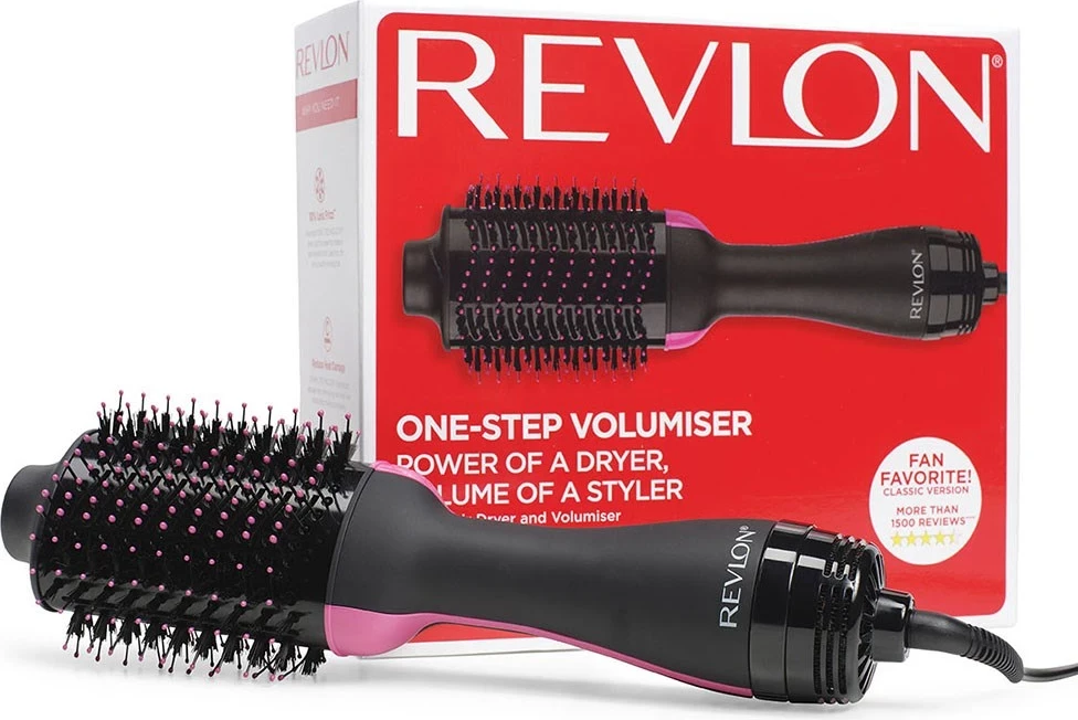 Stilizirna krtača za lase Revlon RVDR5222E, črno/roza