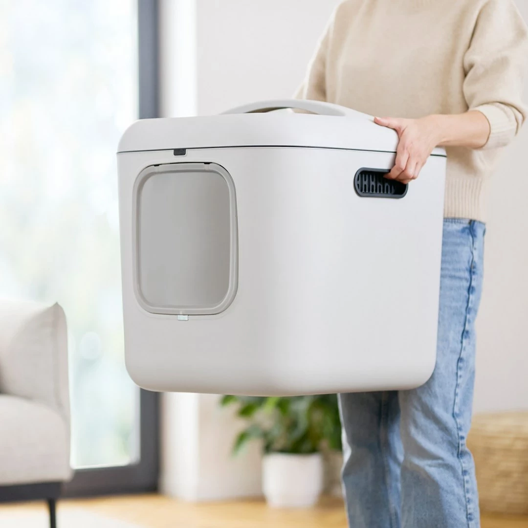 Kanta za mačje iztrebke Rotho Biala XL, bela