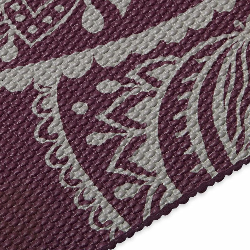 Dyshek za jogo GAIAM MIDNIGHT PLUM SUNDIAL FLOWER, za moške in ženske, vijoličen