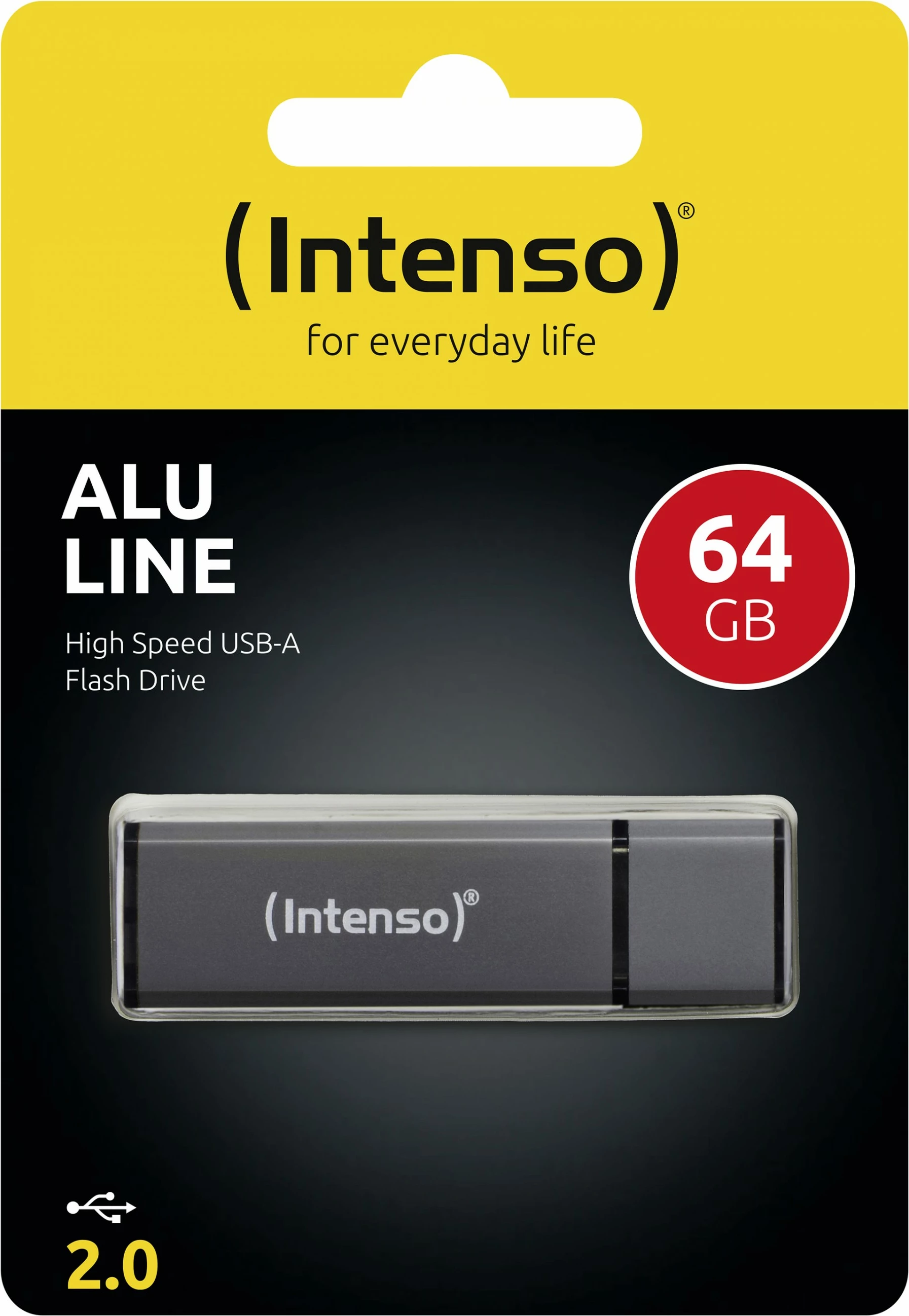 USB za shranjevanje Intenso Alu Line 64 GB, USB Type-A, antracit USB za shranjevanje Intenso Alu Line 64 GB, USB Type-A, antracit
