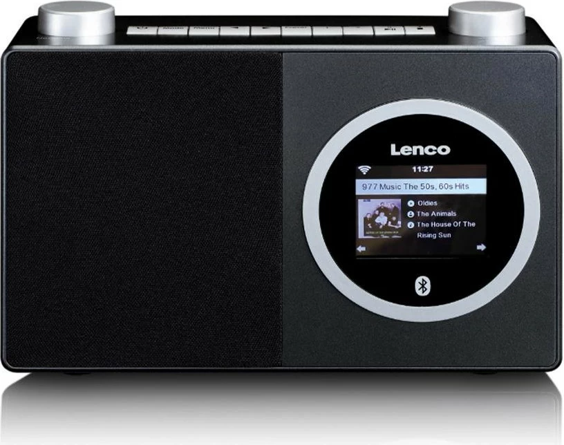 Internetni radio z barvnim zaslonom Lenco DIR-70BK, Bluetooth, črn Internetni radio z barvnim zaslonom Lenco DIR-70BK, Bluetooth, črn