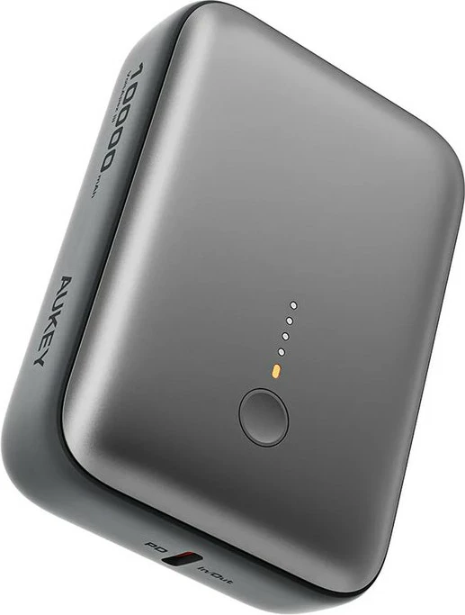 Powerbank 10000 mAh, 20W USB-C/USB-A, siva - AUKEY Spark Mini