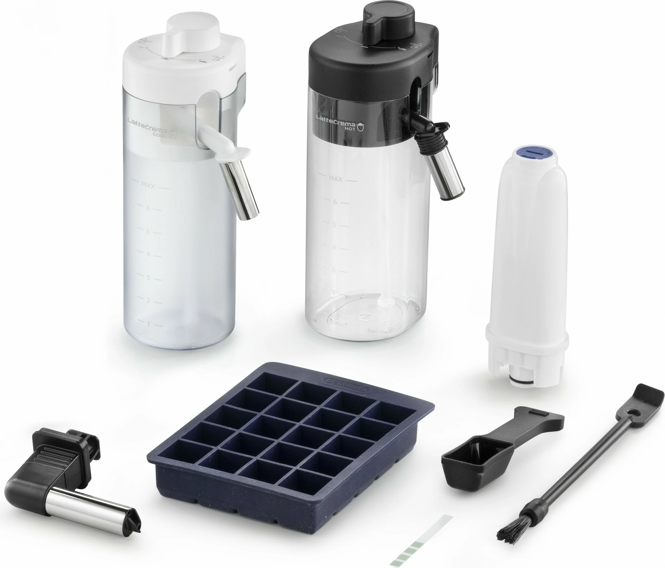 Popolnoma avtomatski aparat za espresso De’Longhi Eletta Explore, 1,8 L, kavna zrna, mleta kava, vgrajen mlinček, 1450 W, siv