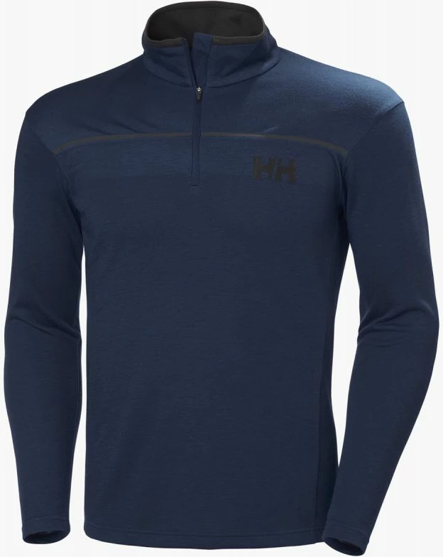 Pulover s polovičnim zadrgo, Helly Hansen, modra