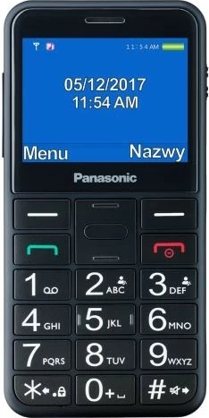 Telefon za starejše Panasonic KX-TU155, črn