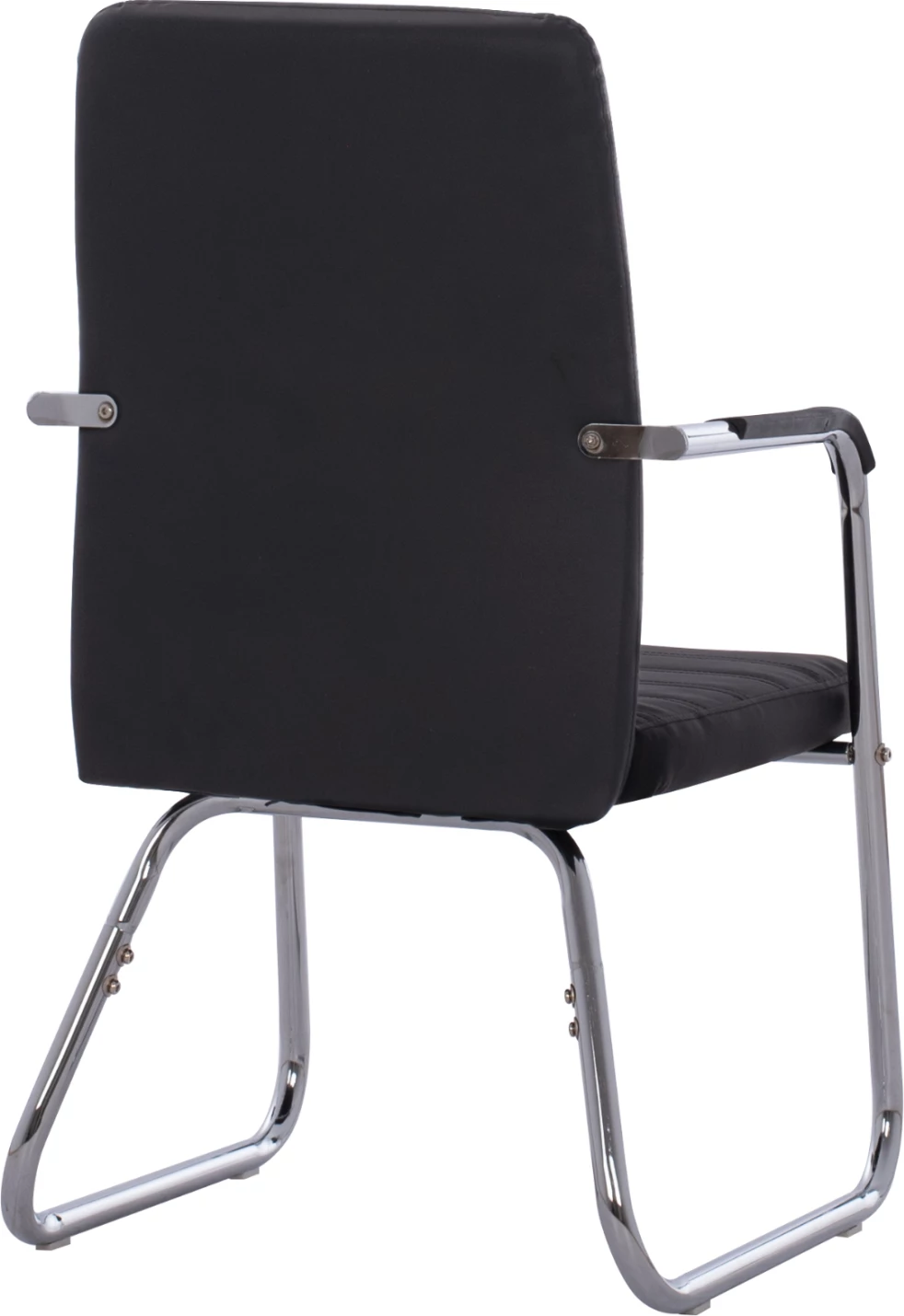 Konferenčni stol FH1021.01 z rokami in črnim PU 54x60x94 cm, set 4 kosov