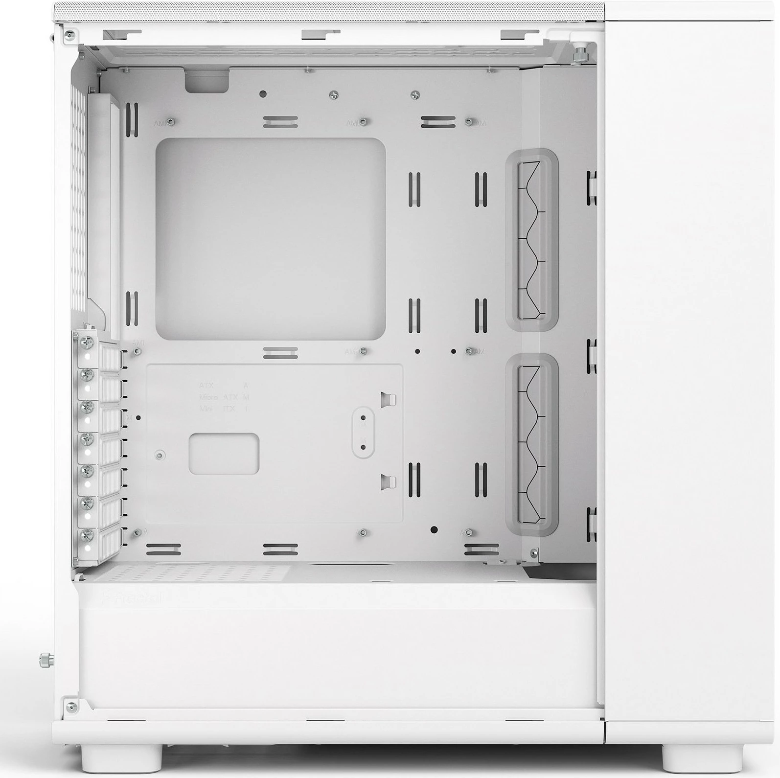 Ohišje Fractal Design Epoch White TG Clear tint, Midi Tower, kaljeno steklo, bela