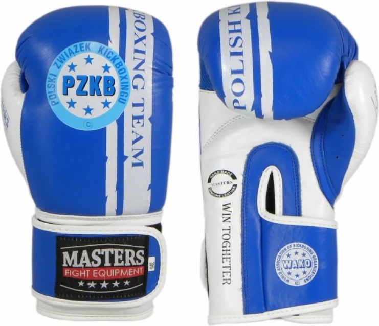 Boksarske rokavice za moške Masters, rdeče in modre