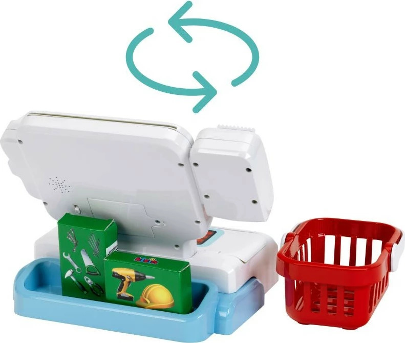 Igrača blagajna z aplikacijo Klein 7265, večbarvna, komplet dodatkov