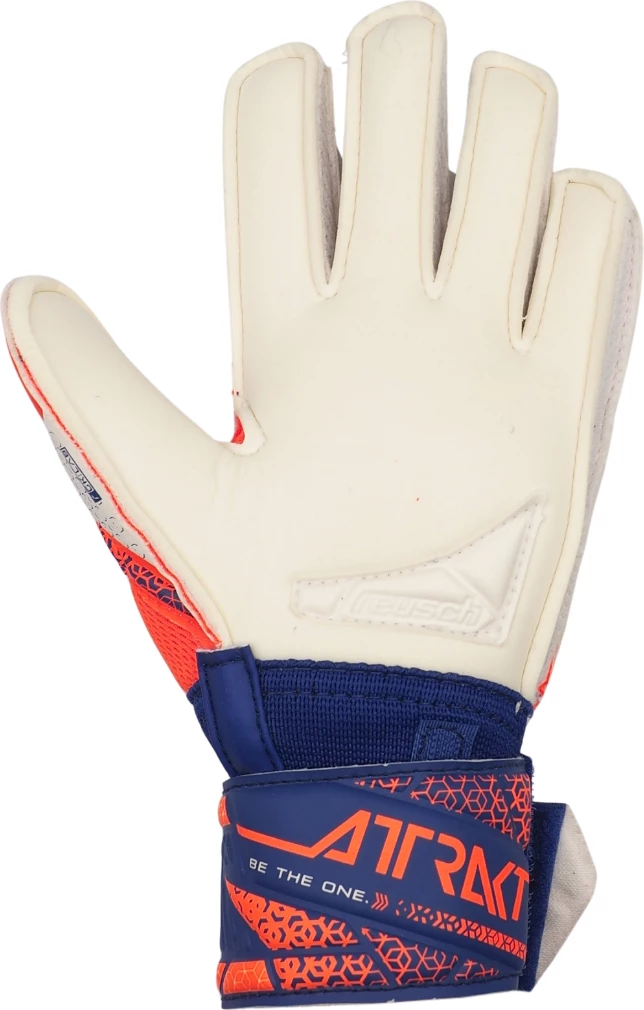 Rokavice vratarja za otroke Reusch, oranžno-modre