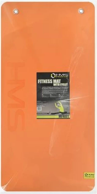 Tapis za vadbo z luknjami HMS Premium MFK01, oranžno-črn