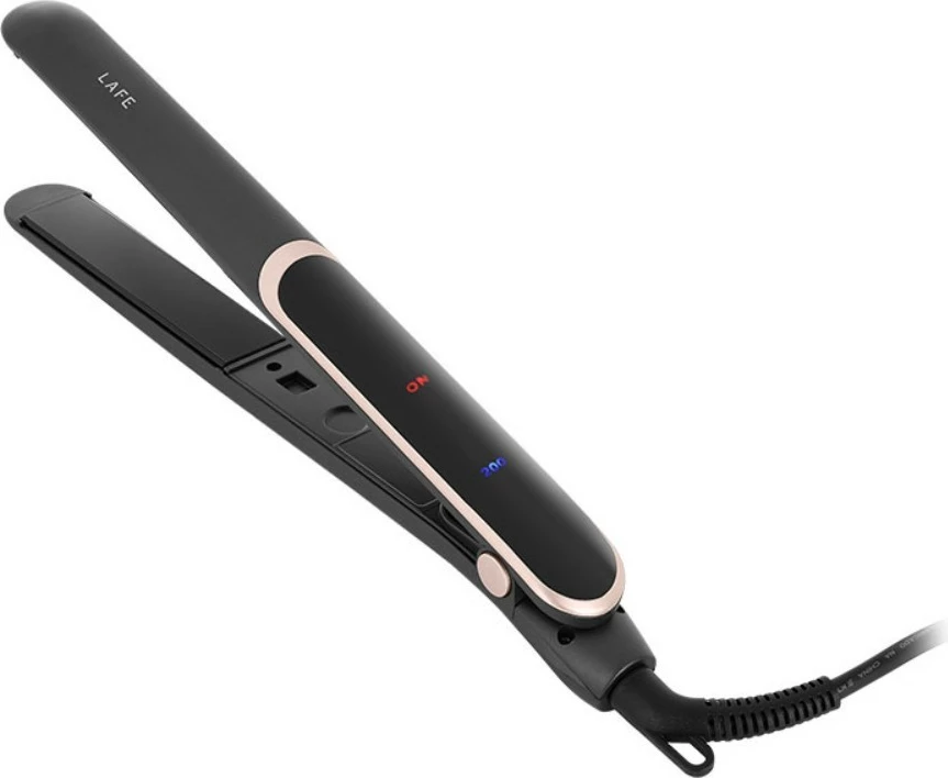 Ravnilec za lase, Lafe Sleek & Shine LAFPST47570, keramična prevleka, 140–200 °C, 35 W, nastavljiva temperatura, črn
