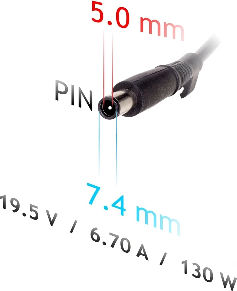 Polnilec za prenosnik Akyga AK-ND-57, 130 W, črn
