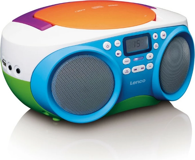 Prenosni radio Lenco SCD-41, USB, FM, MP3, večbarven Prenosni radio Lenco SCD-41, USB, FM, MP3, večbarven