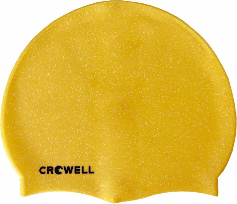 Plavalna kapa iz recikliranega silikona Crowell Recycling Pearl rumena col.7