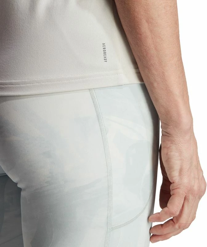 Trening majica za ženske adidas, kremna