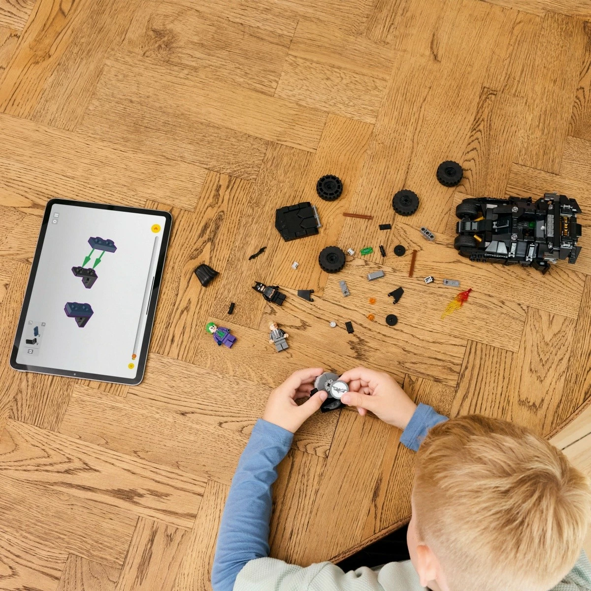 Set gradnje Batmobile Tumbler LEGO 76303, 429 kosov, za otroke, plastika