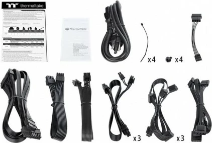 Modularni napajalnik 1200W Thermaltake Toughpower GF1, 80 PLUS Gold, črn