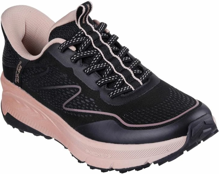 Superge, Skechers Slip-ins Switch Back, črno/roza - ženske
