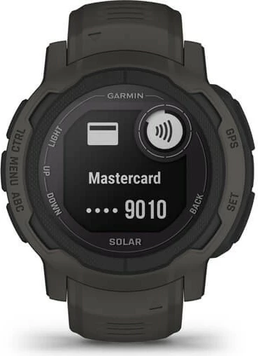 Pametna ura Garmin Instinct 2 Solar, 2,29 cm (0,9"), MIP, GPS, grafit Pametna ura Garmin Instinct 2 Solar, 2,29 cm (0,9"), MIP, GPS, grafit