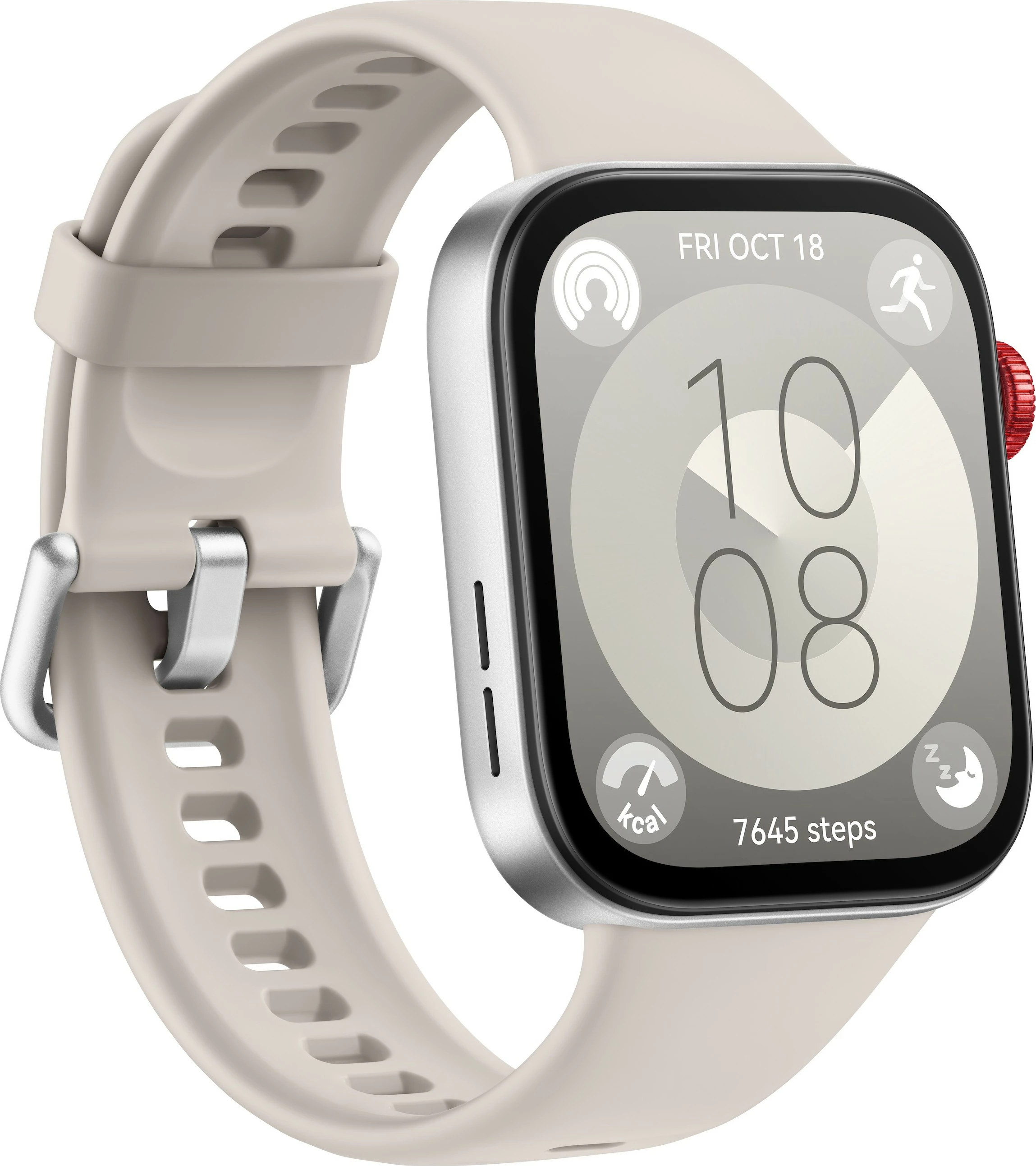 Pameten športni/smartwatch z AMOLED zaslonom, Huawei WATCH Fit 3, Wi‑Fi, GPS, 26 g, bel