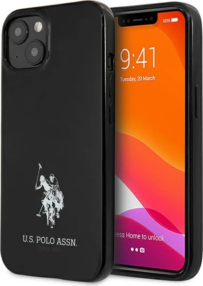 Trda zaščita za iPhone 13 mini U.S. Polo Assn. USHCP13SUMHK, črn