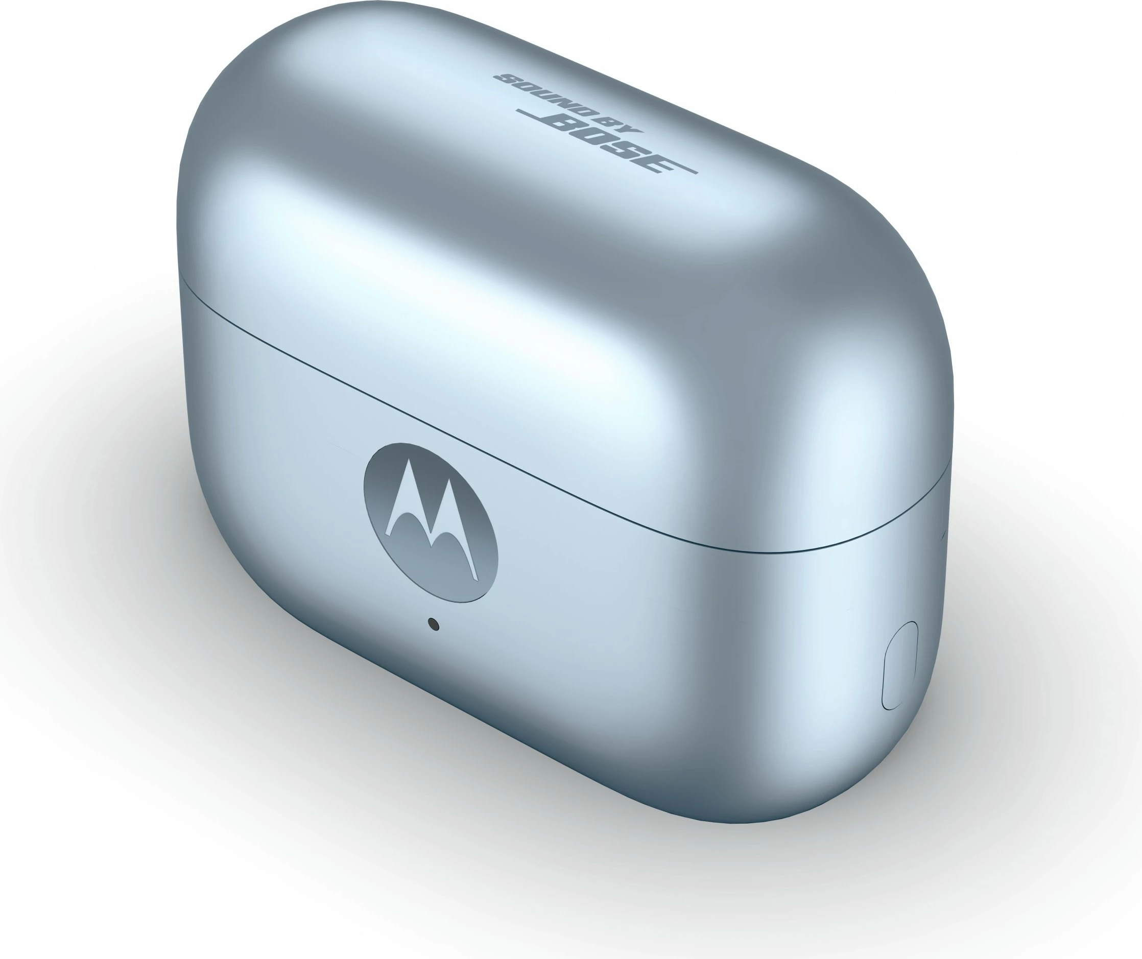 Zložljiv pametni telefon z luksuznim Swarovski dizajnom Motorola razr60 + slušalke Buds Loop, Swarovski Edition, moder