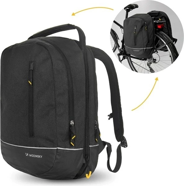 Črno 30L kolesarsko/športno nahrbtnik Wozinsky WBB30BK