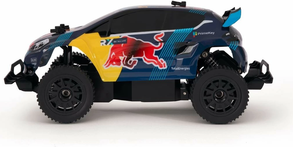 Daljinsko vodljiv avtomobil 1:10, 2.4 GHz, večbarven, Red Bull Rallycross