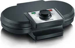 Vafeljnik Severin WA 2106, 2 kosa, 1200 W, črn