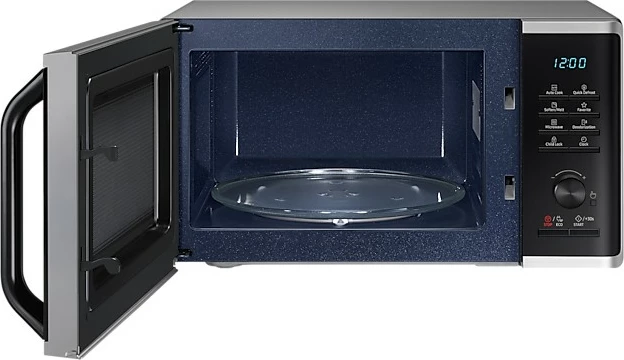 Mikrovalovna, Samsung MS23B3515AS, Solo, 23 L, 1150 W, LED, črno/siva