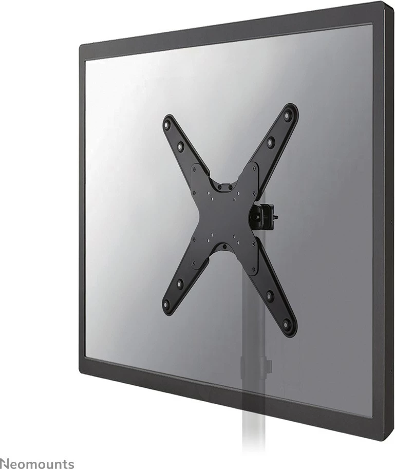 Stenski nosilec za TV Neomounts FL40-430BL14, montaža na drog, 32–55 palcev, jeklo, črn