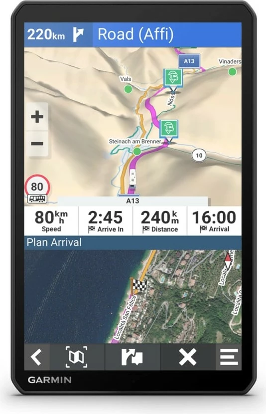 Navigacijska naprava 8-inch, 32 GB, črna Garmin 895