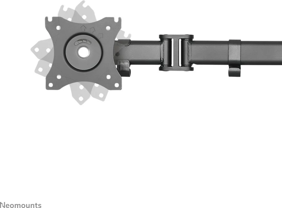 Prilagodljiv krog za monitor, Neomounts NM-D135BLACK, za mizo, 10–27 in, nastavljiva višina, črn Prilagodljiv krog za monitor, Neomounts NM-D135BLACK, za mizo, 10–27 in, nastavljiva višina, črn
