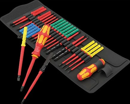 Set orodij, 26 kosov, nosljiva škatla, črn Wera 05006617001