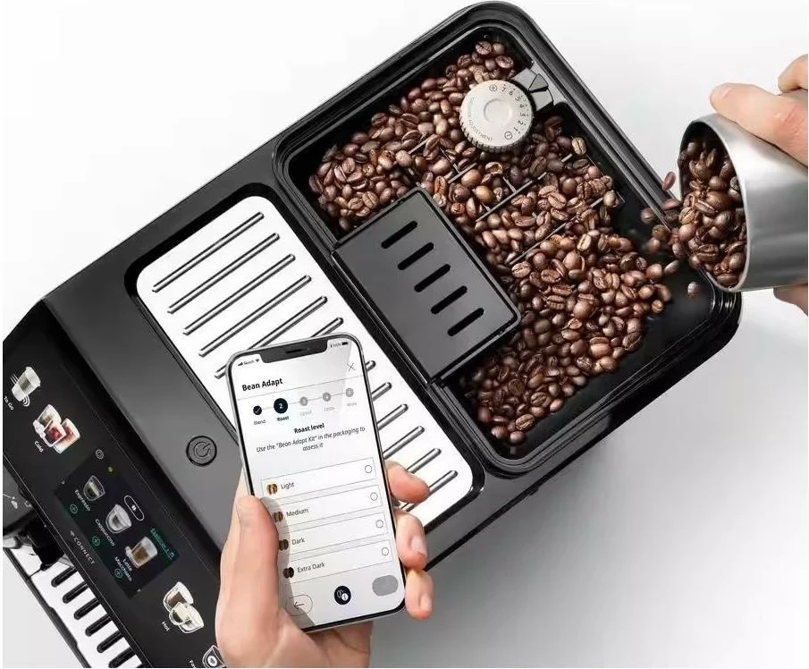 Kavni aparat DeLonghi Eletta Explore ECAM 450.65.G, sivi