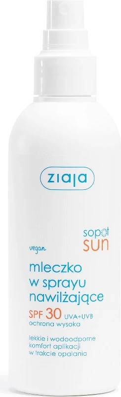 Sprej za sončenje za ženske Ziaja Sopot Sun, SPF30, 170 ml