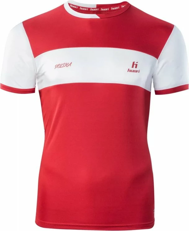 Dres za moške Huari, bel in rdeč