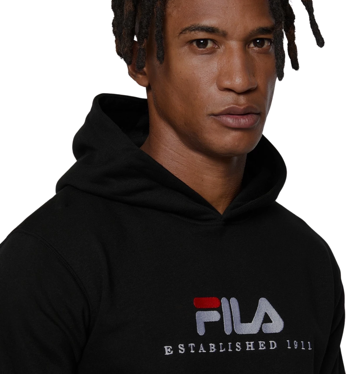 Pulover za moške Fila Brunssum, črn