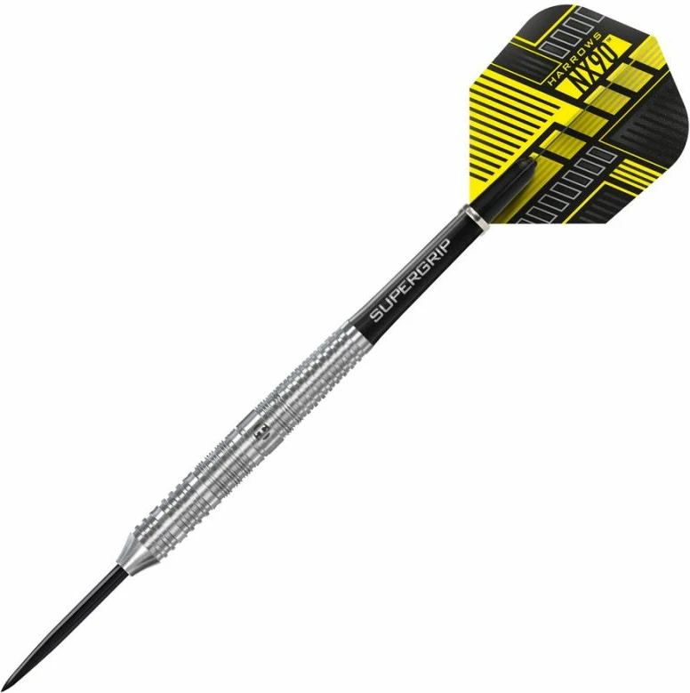Darts puščice, Harrows NX-90, unisex, rumeno/sive