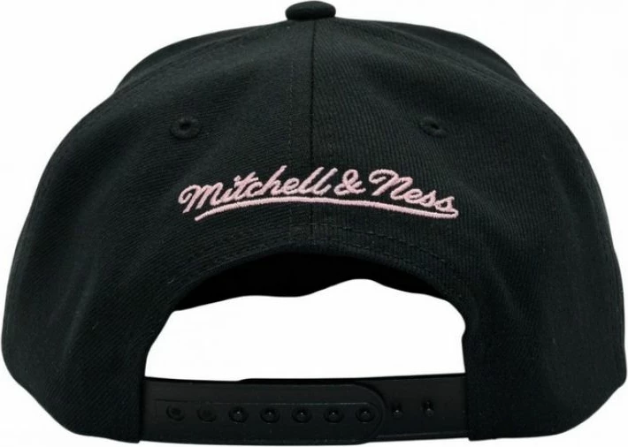Snapback kapa s šiltom za moške/ženske, Mitchell & Ness NBA, črna