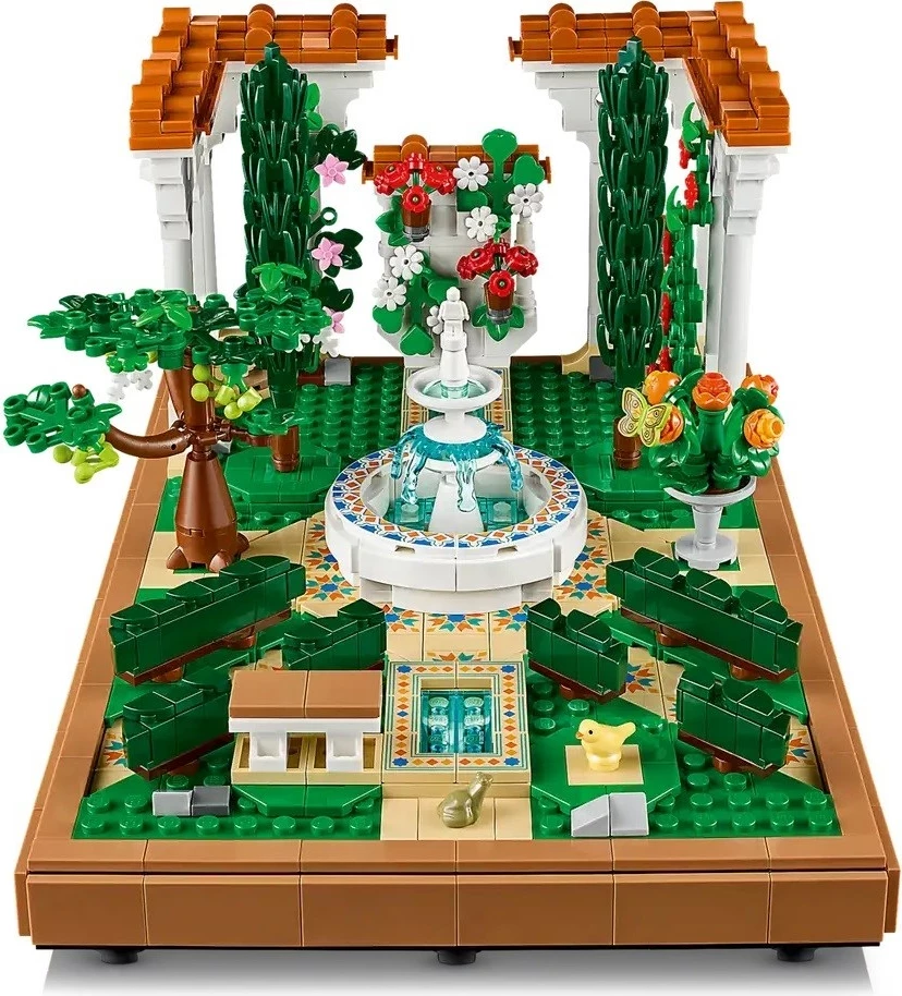 Vrt z vodnjakom LEGO ICONS 10359 Fountain Garden
