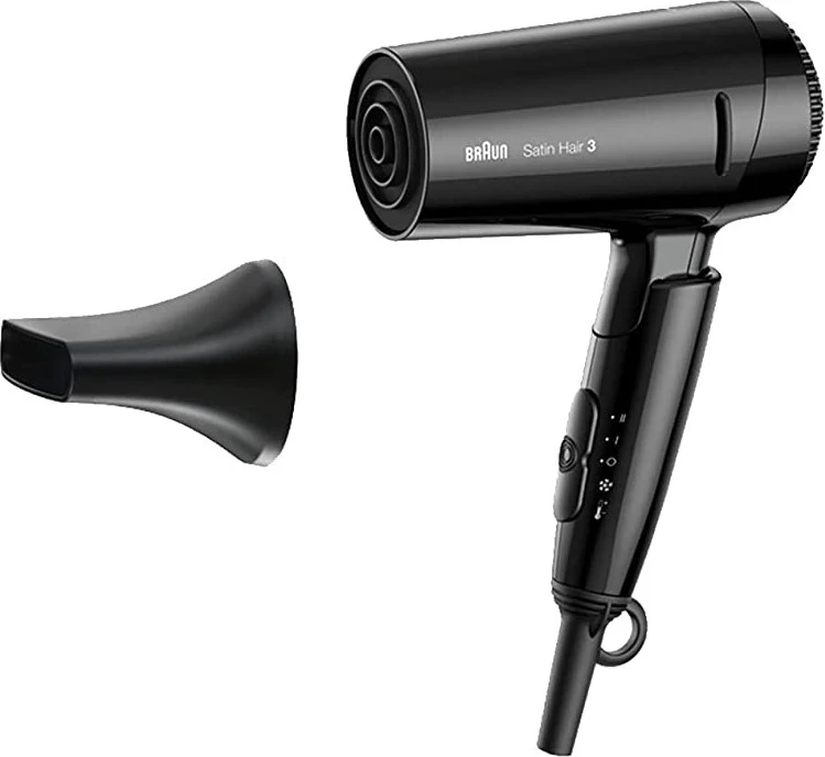 Sušilnik za lase 3 HD 350E, 1600 W, črn Braun