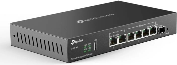 Usmerjevalnik Wi‑Fi 6 AX3000, 6 Gigabit vrat, 3 antene, črn, TP-LINK ER706W