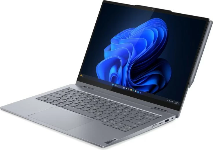 Prenosnik 2-v-1, 14" zaslon na dotik, Intel Core Ultra 5 225U, 16 GB RAM, 512 GB SSD, Luna Grey — Lenovo ThinkBook 14 G5