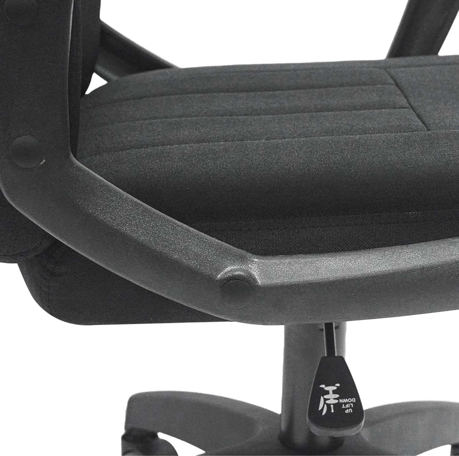 Pisarniški stol NIMBLE FH1199.11 črna tkanina-črn najlonski okvir in podstavek 51x61x130Hcm