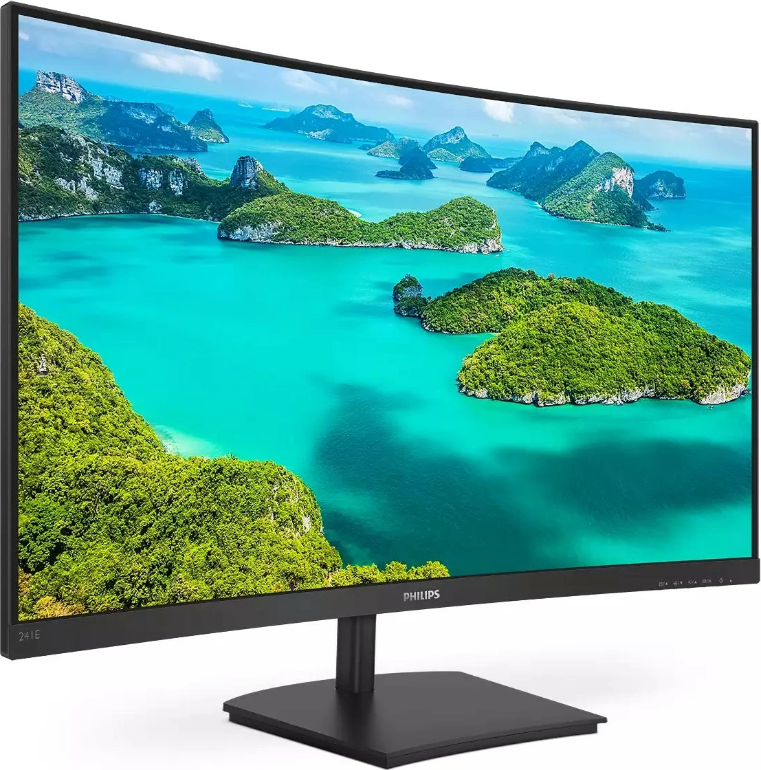 Zakrivljen 23,6" monitor Full HD Philips 241E1SCA/00, črn Zakrivljen 23,6" monitor Full HD Philips 241E1SCA/00, črn